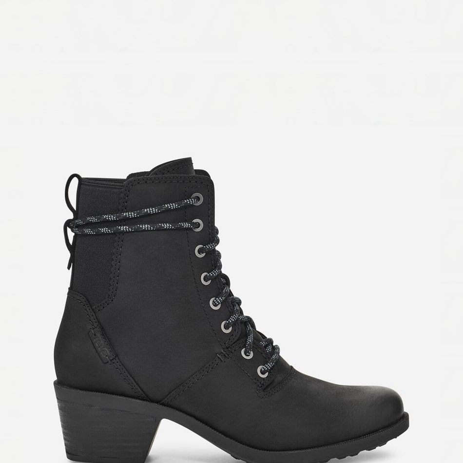 Buty Wodoodporne Teva Anaya Koronkowe Up Czarne | 3853724