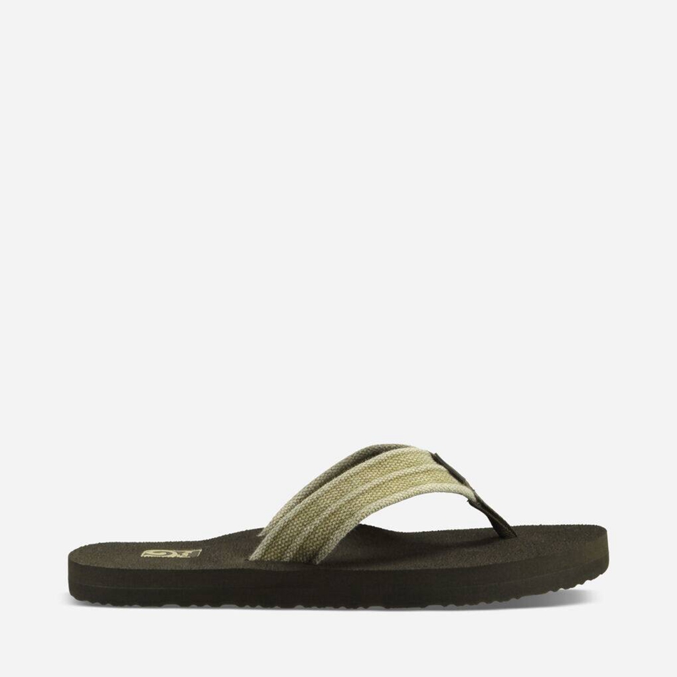 Japonki Teva Mush II Płócienne Oliwkowe | 7369629