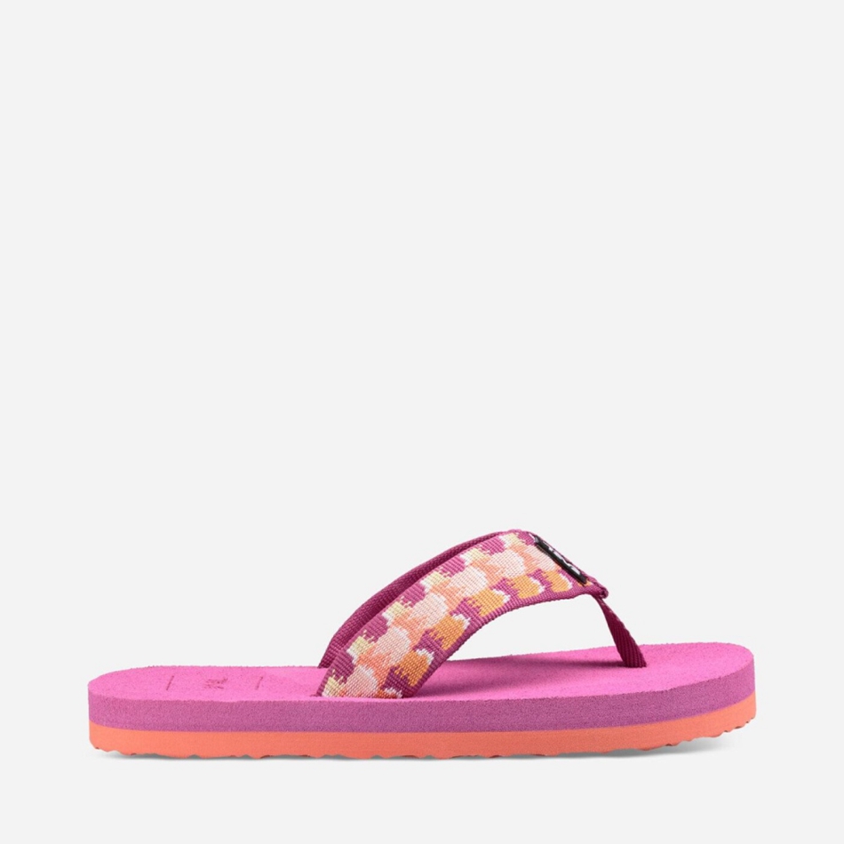 Japonki Teva Mush II Różowe | 7643218