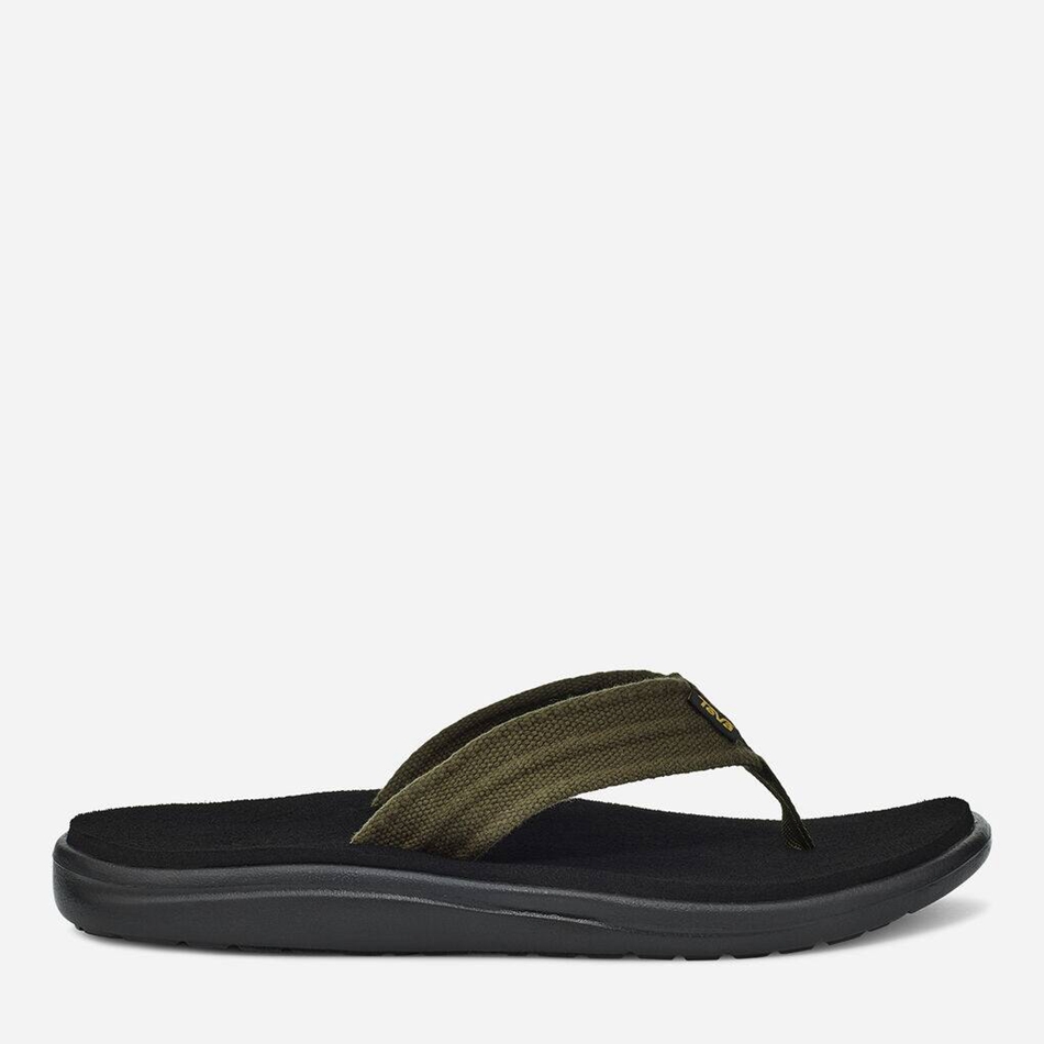 Japonki Teva Voya Flip Płócienne Ciemny Oliwkowe | 9281005