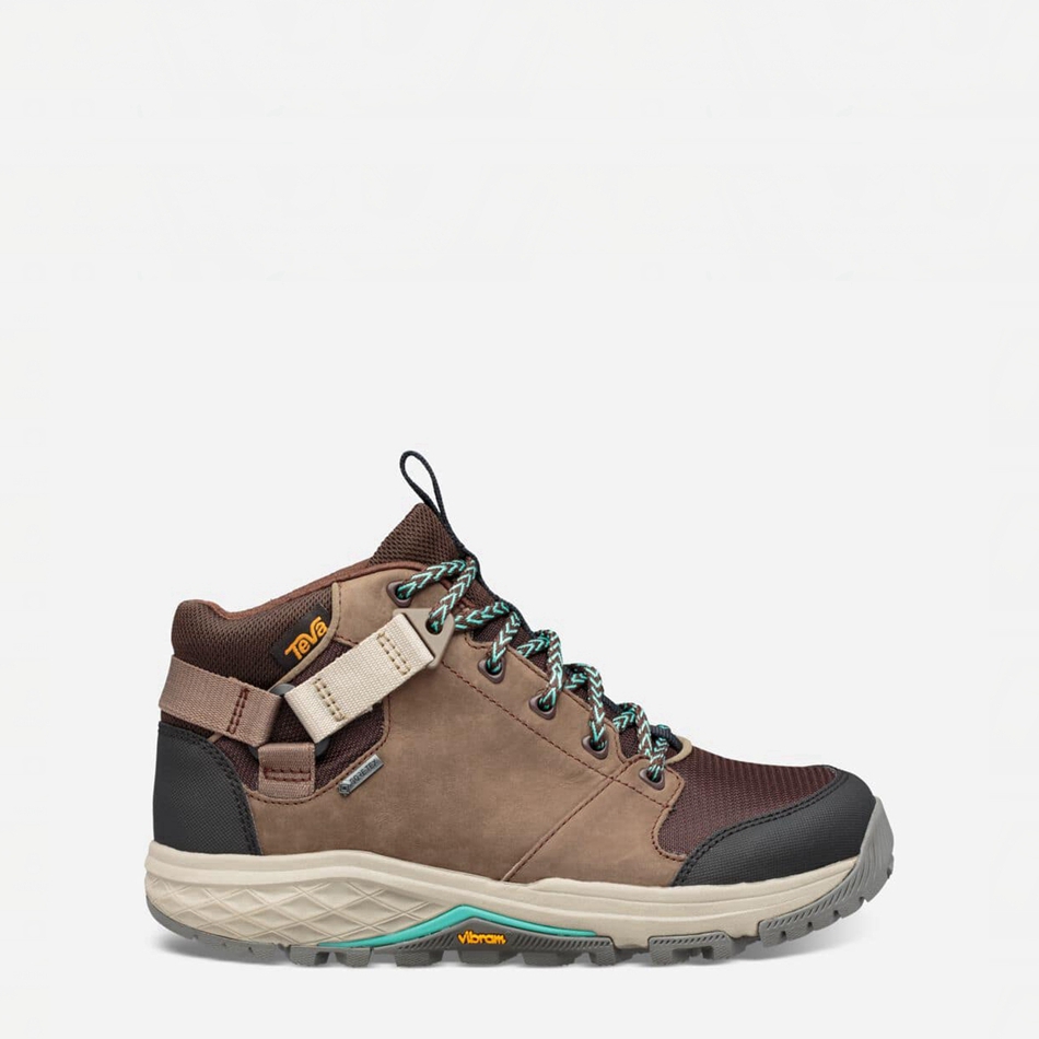 Kozaki Teva Grandview Gore-Tex Brązowe | 6901543
