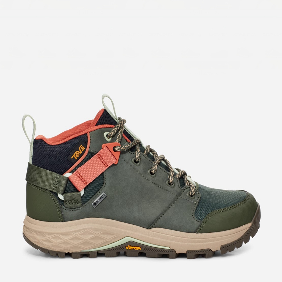 Kozaki Trekkingowe Teva Grandview Gore-Tex Zielone | 3165077