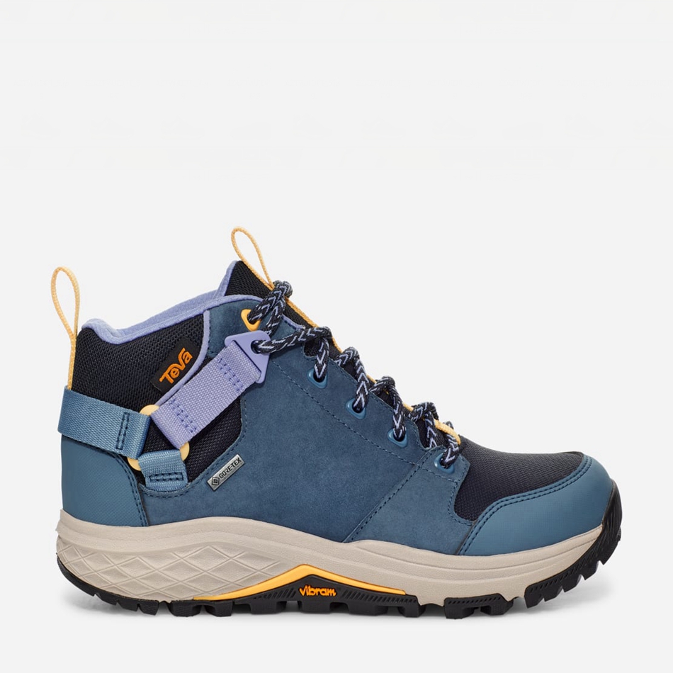 Kozaki Trekkingowe Teva Grandview Gore-Tex Niebieskie | 3763363