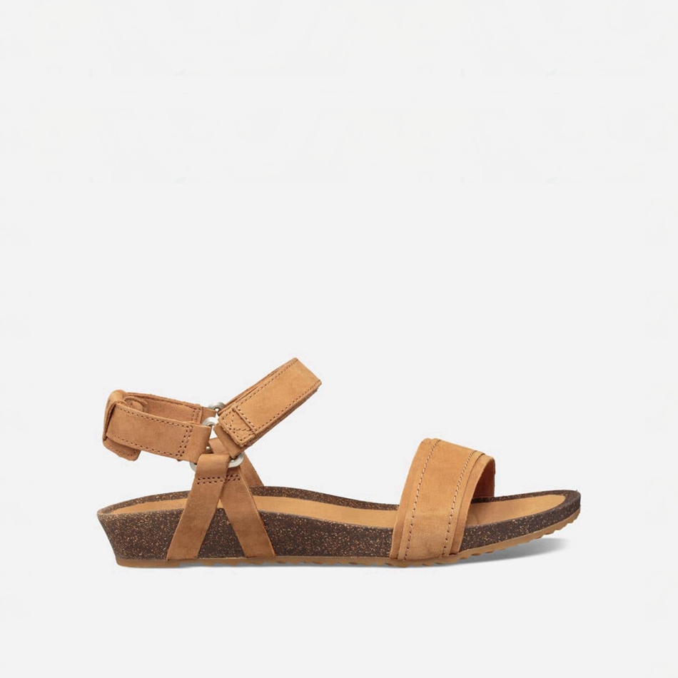 Sandały Teva Mahonia Stitch Brązowe | 3390909