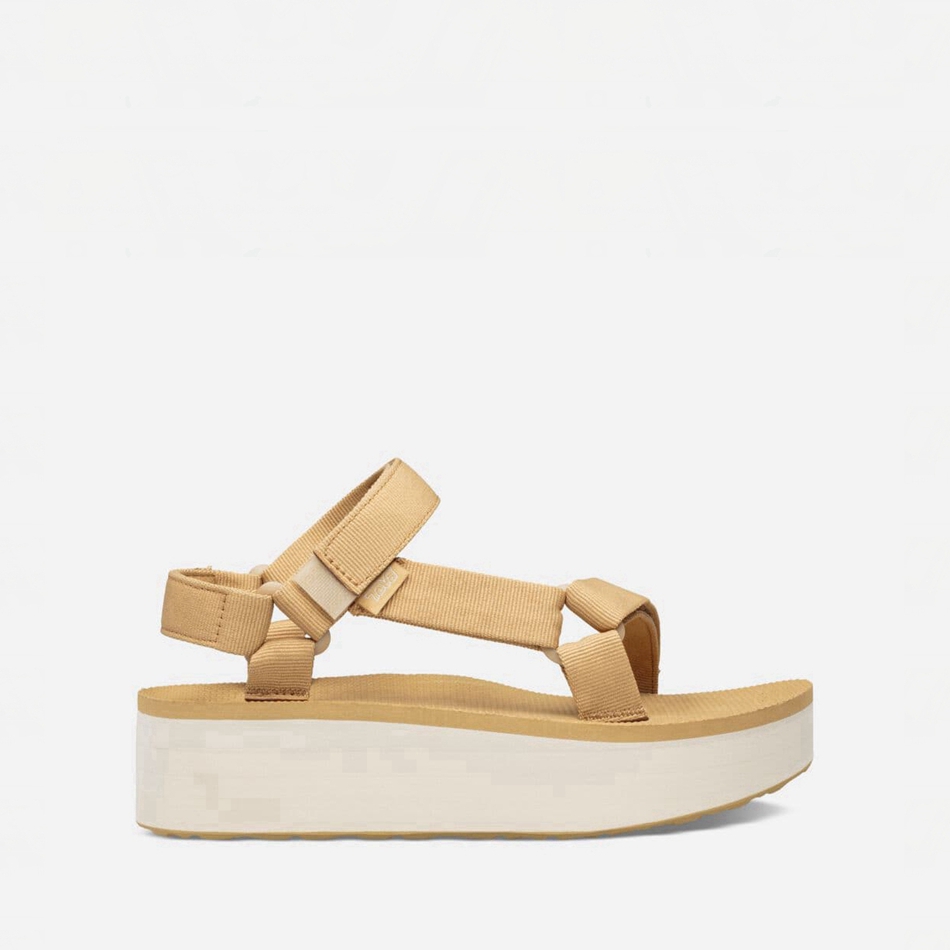 Sandały na Platformie Teva Flatform Universal Brązowe | 3525377