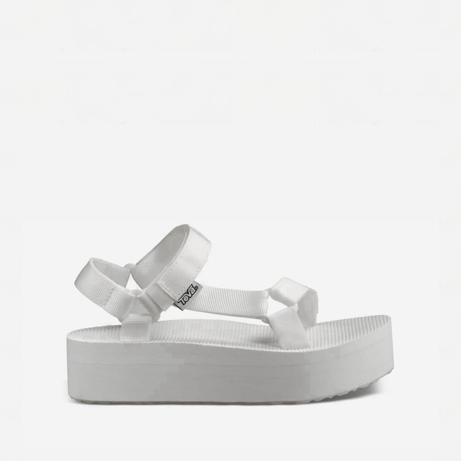 Sandały na Platformie Teva Flatform Universal Białe | 3561688
