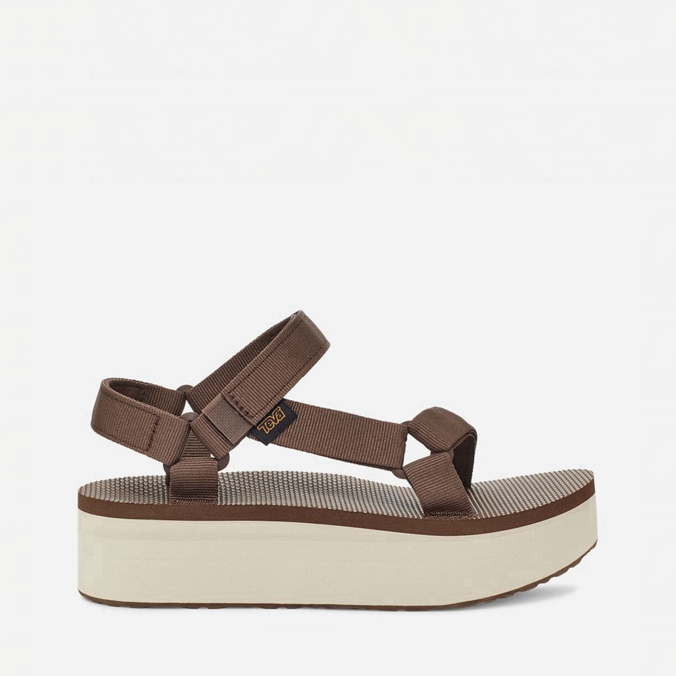 Sandały na Platformie Teva Flatform Universal Ciemny Brązowe | 4425243