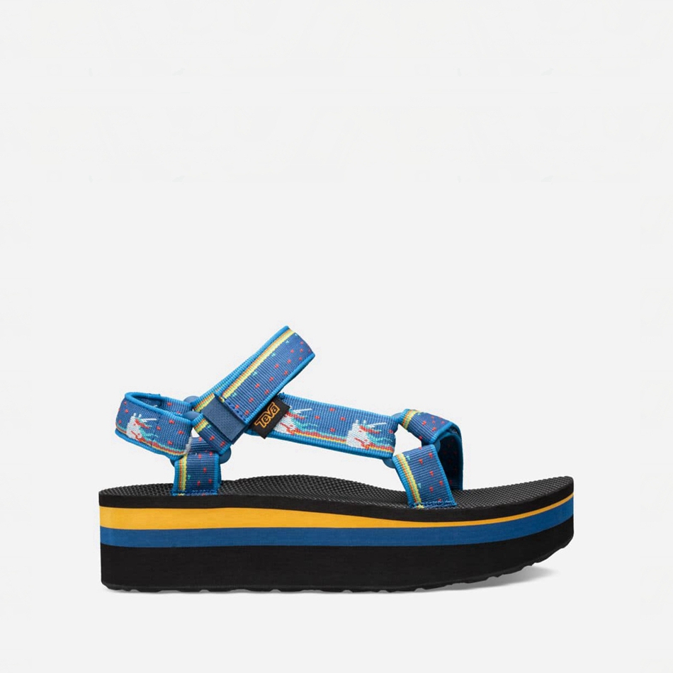 Sandały na Platformie Teva Flatform Universal Ciemny Niebieskie | 7422929