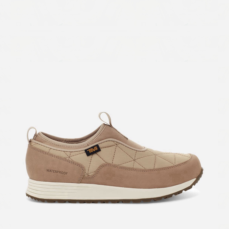 Slip On Teva Ember Commute Nieprzemakalne Brązowe | 3613918