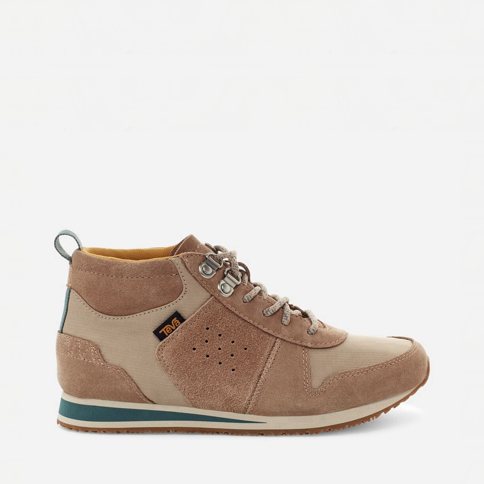 Trampki Teva Highside '84 Mid Brązowe | 9995107